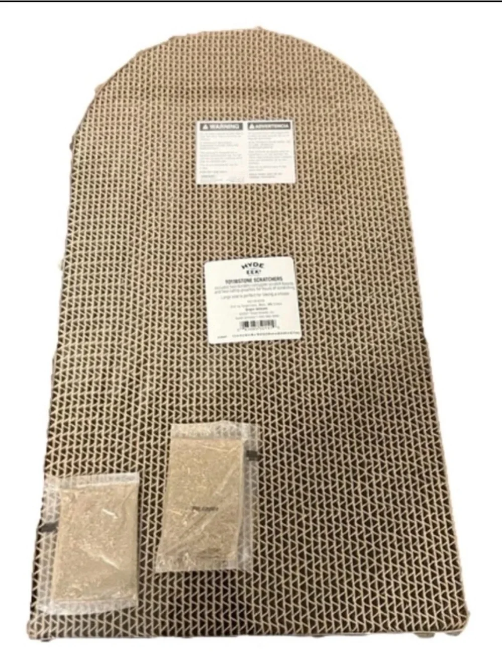 Target Brown Corrugated Cardboard Cat Scratcher Pads, Set of 2